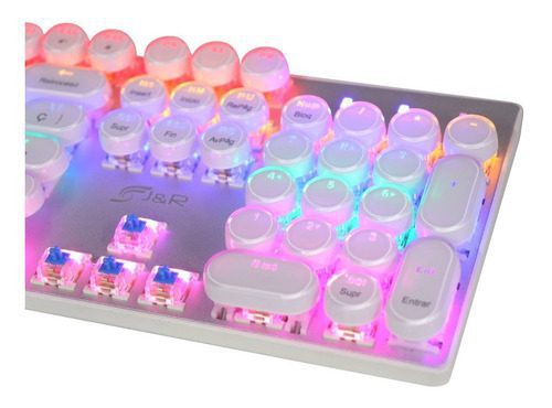 Teclado Mecánico Profesional Retroiluminado J&r Tgmjr-011
