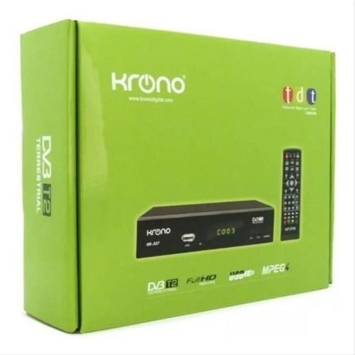 Decodificador Krono Tdt Barato Tv Digital Dvb Hdmi Antena