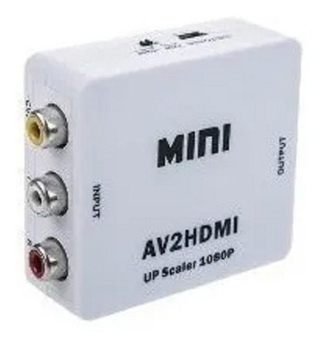 Convertidor De Rca A Hdmi – Dvd Camara Play 2 A Un Tv Hdmi