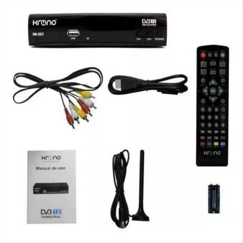 Decodificador Krono Tdt Barato Tv Digital Dvb Hdmi Antena