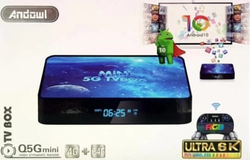 Tv Box  Android 10.0 4gb Ram/64gb Rom 6k 5g + Control Smartv