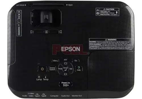 Videobeam Proyector Epson Powerlite S12+ 2800 Lmns Svga - Imagen 3